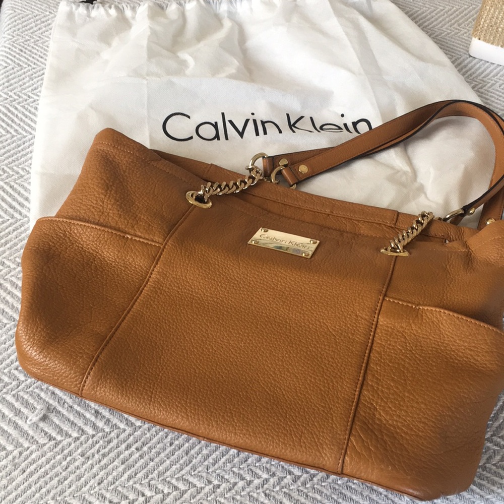 Soft leather Calvin Klein bag